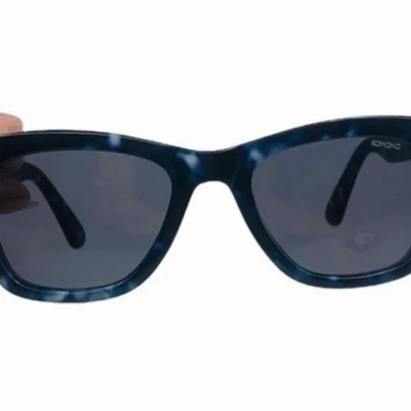 Komono Blue Marbled Sunglasses NEW The Allen Indigo Demi - Picture 3 of 12